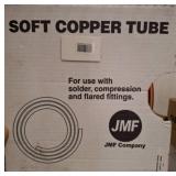 Soft Copper Tube, 3/8 OD x 5 FT, JMF Company