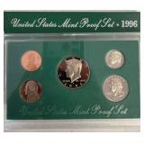 1996 U.S. Mint Proof Coin Set in Case