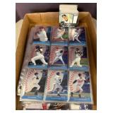 Baseball Cards in Sleeves and Box