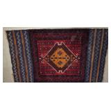Handwoven Arya Wool Rug with Geometric Patterns