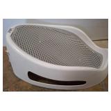 White Plastic Baby Bath Support