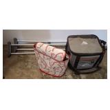Crutches and Two Soft-Sided Bags