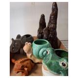 Ceramic Animal and Nature Planters