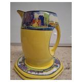Keele St. Pottery Pitcher with Matching Saucer