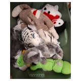 Plush Toys in Storage Tote