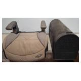 Child Booster Seat and Metal U.S. Mailbox