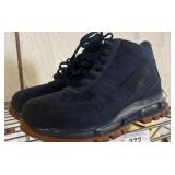 Nike Suede Mid-Top Sneakers, Navy and Gum Sole