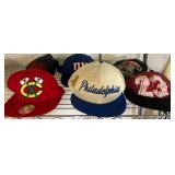 Six Assorted Baseball Caps