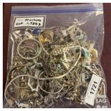 Bag of Mixed Sterling Jewelry, 1730g Total