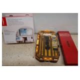 Legrand TV Kit, DeWalt Accessories, Husky Socket S