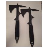 black iron united cutlery throwing axes