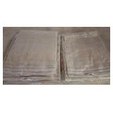 Group of Striped Aprons, 26' x 36'