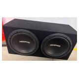 Memphis Dual Subwoofer in Carpeted Enclosure