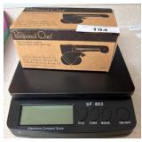 Pampered Chef Cheese Grater & SF-803 Digital Scale