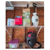 Garage Items Lot with Shop-Vac and Accessories
