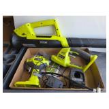 Ryobi 18V Blower, Inflator, and Shear Kit