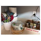 Kitchen Items with Utensils and Containers