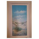 Framed Seaside Landscape Paintings