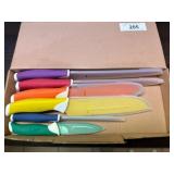 Multi-Color Knives with Blade Covers