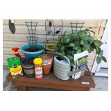 Gardening Supplies with Planters and Tools