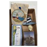 Lighthouse-themed Decorative Lot with Music Box