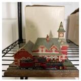 The Old Railroad Station, 1993 by Danbury Mint