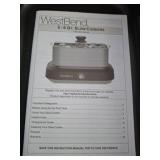 West Bend 5-6 Qt. Slow Cooker with Manual