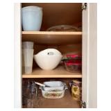 Kitchen Items Including Glassware