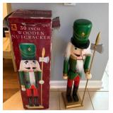 30-Inch Wooden Nutcracker With Axe