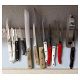 Cutco Knife Set with Magnetic Wall Holder