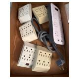 Boxed Lot of Power Strips and Outlet Adapters