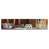 Kitchen Items, Food Sealer, and Decorative Glasswa