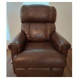 La-Z-Boy Brown Leather Recliner Chair