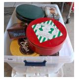 Decorative Tin Containers