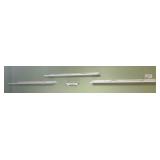 Wall-Mounted Shelving Units with Power Strips