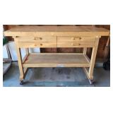 60-Inch Windsor Design Workbench on Casters