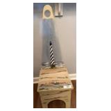 Hand-Painted Wooden Lighthouse-Themed Chair
