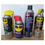 Spray Cans: WD-40 and CRC Degreaser