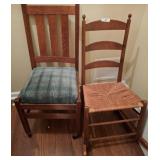 Ladder back Chair and slat back chair