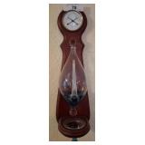 Wood Wall Thermometer with Glass Weather Globe
