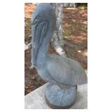 Concrete Pelican Garden Statue