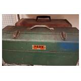 Two Metal Toolboxes with Contents