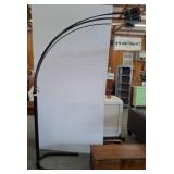 Black Arc Floor Lamp with Multiple Shades