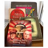 Lot: Books, Card Game, Music Binder