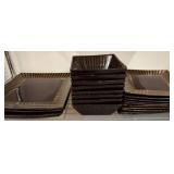 Home Stoneware Dining Set, Zanzibar Pattern
