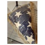 Folded United States Flag in Plastic Cover
