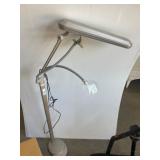 Adjustable Floor Lamp with Magnifier