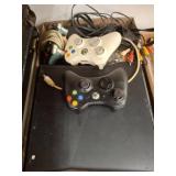 Xbox 360 S Console with Controllers and Cables