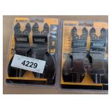 DeWalt Oscillating Blade Sets, Two 5-Piece Packs