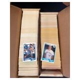Box Lot of Assorted Baseball Trading Cards